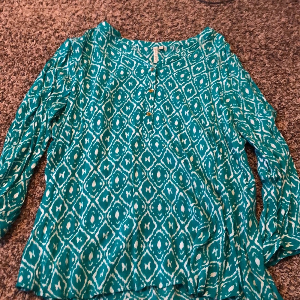 Teal Blouses